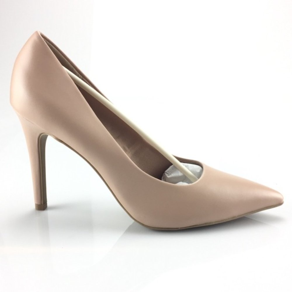 Christian Siriano Habitude Nude Heels NEW 8W